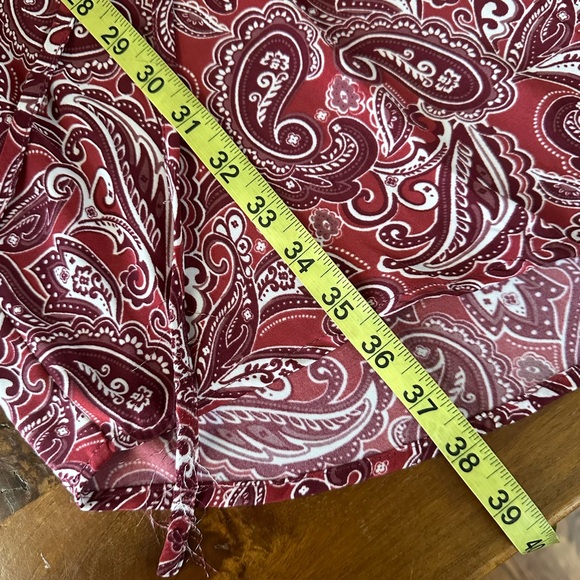 Stitch Fix Market & Spruce red paisley sleeveless‎ dress size XL - Picture 5 of 8